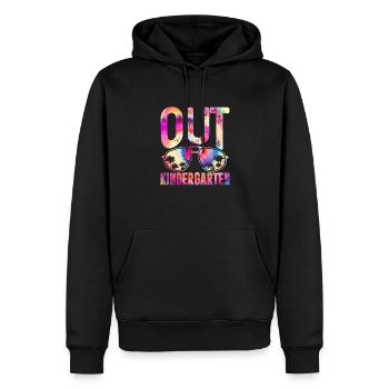 Enfant de maternelle Inscription scolaire Cadeau scolaire - Sweat à capuche Premium bio Homme - noir - Devant - Nico (187cm)