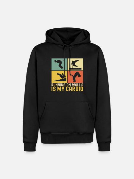 Parkour Freerunning - Men’s Premium Organic Hoodie - black