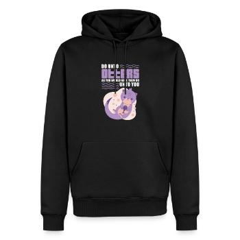 Otter Seeotter Fischotter Geschenk - Männer Premium Bio Hoodie - Schwarz - Vorne - Nico (187cm)