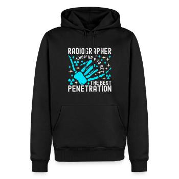 Radiologie Radiologe - Männer Premium Bio Hoodie - Schwarz - Vorne - Nico (187cm)