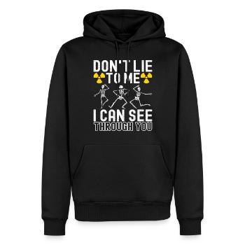 Radiologie Radiologe - Männer Premium Bio Hoodie - Schwarz - Vorne - Nico (187cm)