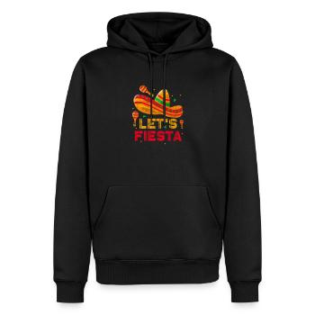Mexiko - Männer Premium Bio Hoodie - Schwarz - Vorne - Nico (187cm)