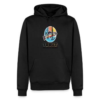 Trout Fishing - The Ultimate Challenge for Fisher - Männer Premium Bio Hoodie - Schwarz - Vorne - Nico (187cm)