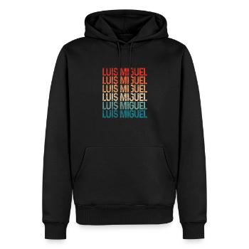 Mexiko - Männer Premium Bio Hoodie - Schwarz - Vorne - Nico (187cm)