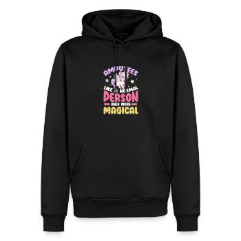 Amputation Amputation Prosthesis Gift - Men’s Premium Organic Hoodie - black - Front - Nico (187cm)