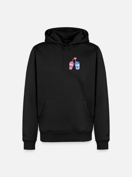 Bubble Tea - Men’s Premium Organic Hoodie - black