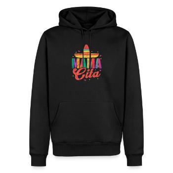 Mexiko - Männer Premium Bio Hoodie - Schwarz - Vorne - Nico (187cm)