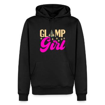 Glamping Glamper - Männer Premium Bio Hoodie - Schwarz - Vorne - Nico (187cm)