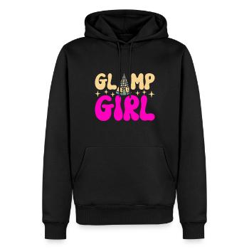 Glamping Glamper - Männer Premium Bio Hoodie - Schwarz - Vorne - Nico (187cm)