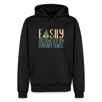 Glamping Glamper - Männer Premium Bio Hoodie - Schwarz - Vorne - Nico (187cm)