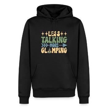 Glamping Glamper - Männer Premium Bio Hoodie - Schwarz - Vorne - Nico (187cm)