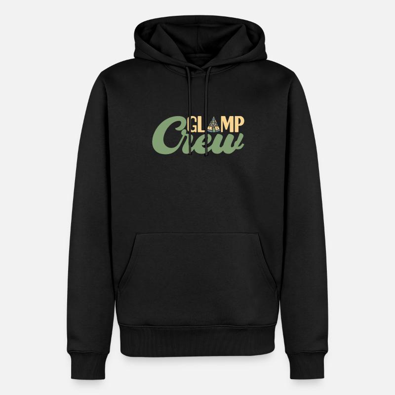 Glamping Glamper - Männer Premium Bio Hoodie - Schwarz