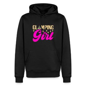 Glamping Glamper - Männer Premium Bio Hoodie - Schwarz - Vorne - Nico (187cm)