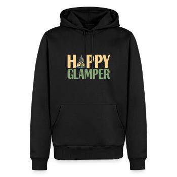 Glamping Glamper - Männer Premium Bio Hoodie - Schwarz - Vorne - Nico (187cm)