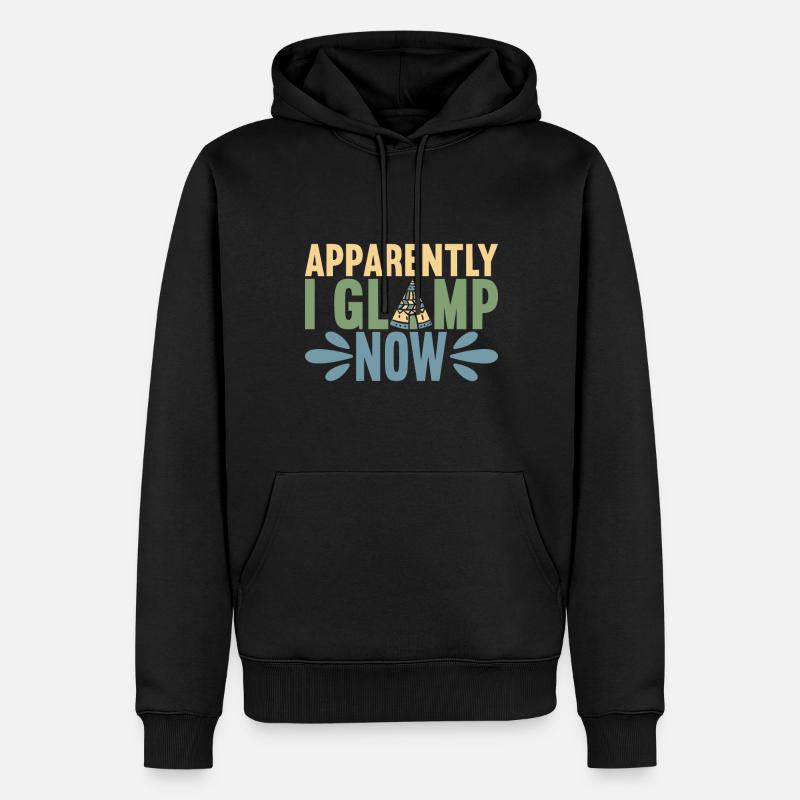 Glamping Glamper - Sweat à capuche Premium bio Homme - noir