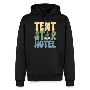 Glamping Glamper - Männer Premium Bio Hoodie - Schwarz - Vorne - Nico (187cm)