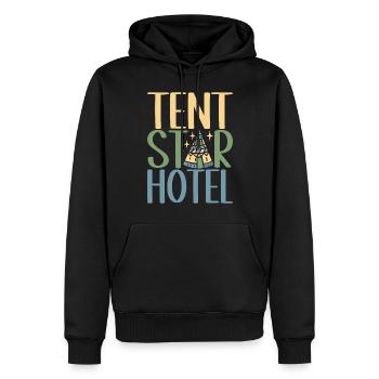 Glamping Glamper - Männer Premium Bio Hoodie - Schwarz - Vorne - Nico (187cm)