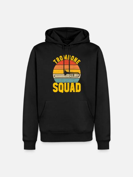 Posaune Trombone - Men’s Premium Organic Hoodie - black