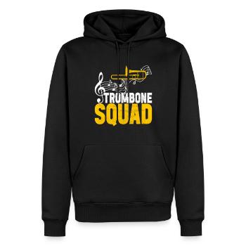 Posaune Trombone - Männer Premium Bio Hoodie - Schwarz - Vorne - Nico (187cm)