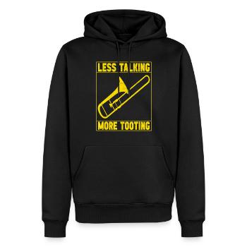 Posaune Trombone - Männer Premium Bio Hoodie - Schwarz - Vorne - Nico (187cm)
