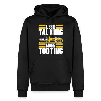 Posaune Trombone - Männer Premium Bio Hoodie - Schwarz - Vorne - Nico (187cm)