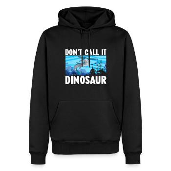 Mosasaurus Dinosaur - Men’s Premium Organic Hoodie - black - Front - Nico (187cm)