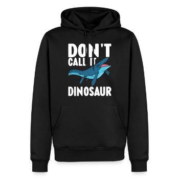 Mosasaurus Dinosaur - Men’s Premium Organic Hoodie - black - Front - Nico (187cm)