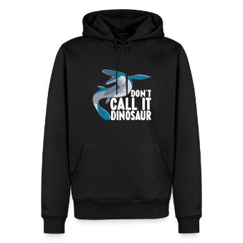 Mosasaurus Dinosaur - Men’s Premium Organic Hoodie - black - Front - Nico (187cm)