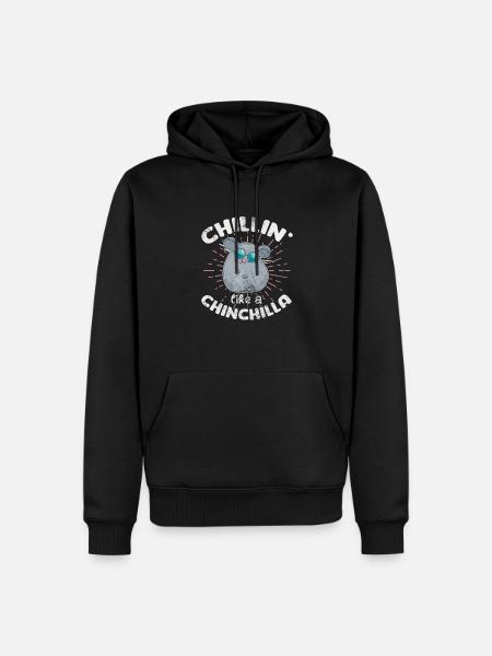 Chinchilla Gnaver Pet Gnaver Gave - Herre Premium økologisk hoodie - sort