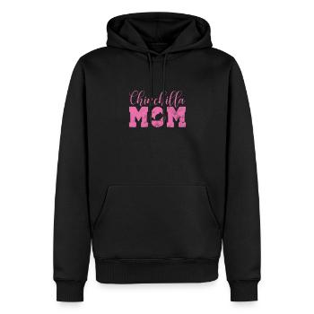 Chinchilla Nagetier Haustier Nager Geschenk - Männer Premium Bio Hoodie - Schwarz - Vorne - Nico (187cm)
