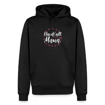 Handball Handball Joueur Handball Joueur de handball Cadeau sportif - Sweat à capuche Premium bio Homme - noir - Devant - Nico (187cm)