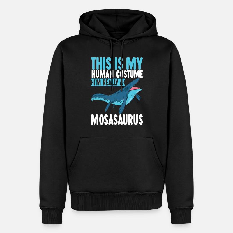 Dinosaure mosasaure - Sweat à capuche Premium bio Homme - noir