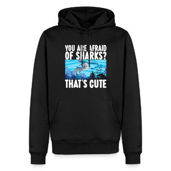 Mosasaurus Dinosaur - Men’s Premium Organic Hoodie - black - Front - Nico (187cm)