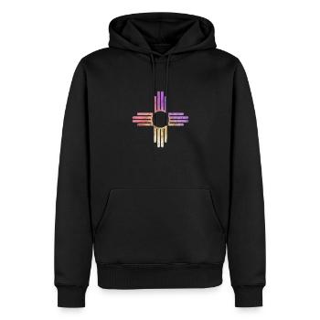 Mexiko - Männer Premium Bio Hoodie - Schwarz - Vorne - Nico (187cm)