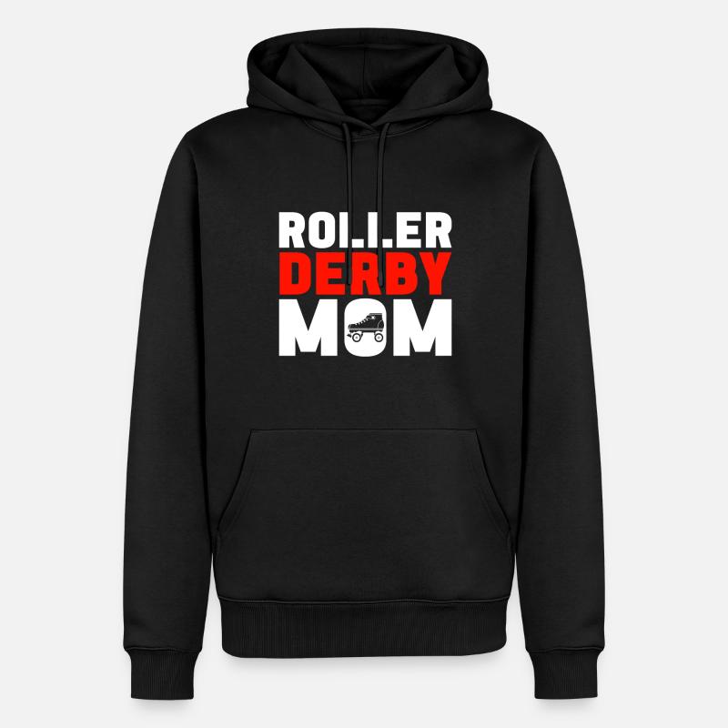 Roller Derby - Männer Premium Bio Hoodie - Schwarz