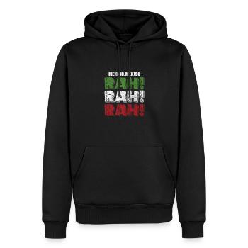 Mexiko - Männer Premium Bio Hoodie - Schwarz - Vorne - Nico (187cm)