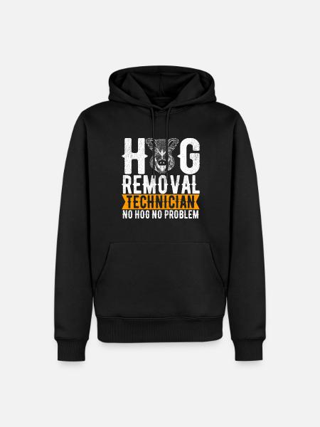 Jäger Wildschwein Jagen - Männer Premium Bio Hoodie - Schwarz