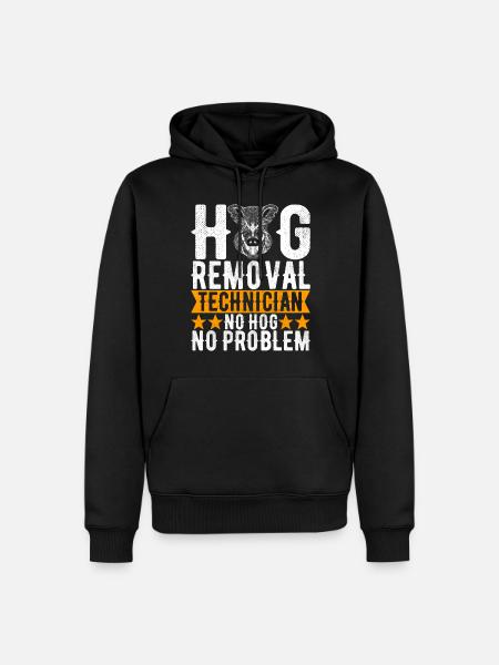Jäger Wildschwein Jagen - Männer Premium Bio Hoodie - Schwarz