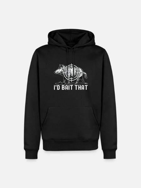 Jäger Wildschwein Jagen - Männer Premium Bio Hoodie - Schwarz