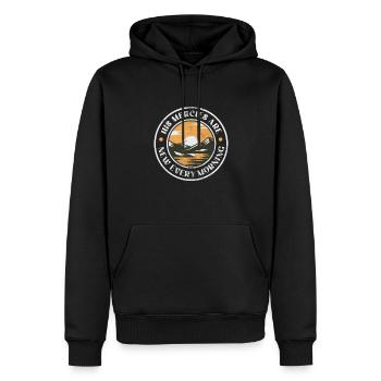 Bible - Sweat à capuche Premium bio Homme - noir - Devant - Nico (187cm)