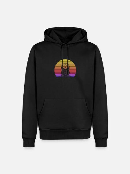 Otter Sea Otter Otter Gift - Men’s Premium Organic Hoodie - black