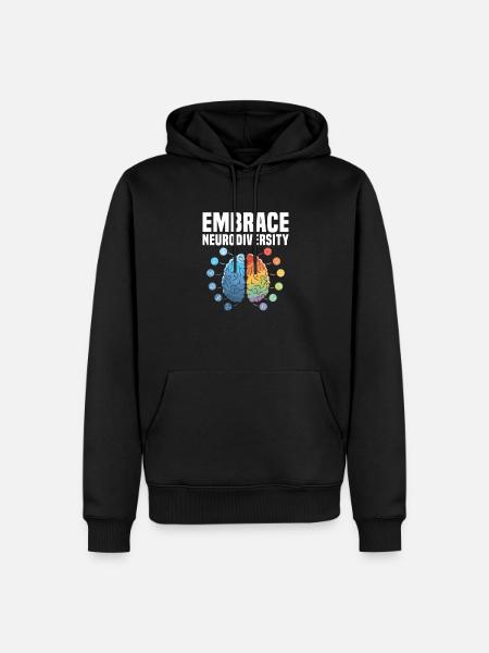 ADHD ADHD Attention Deficit Gift - Men’s Premium Organic Hoodie - black