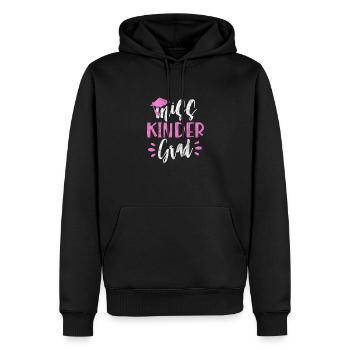 Kindergarten - Männer Premium Bio Hoodie - Schwarz - Vorne - Nico (187cm)