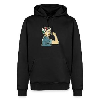 Cadeau de la nation mexicaine mexicaine - Sweat à capuche Premium bio Homme - noir - Devant - Nico (187cm)