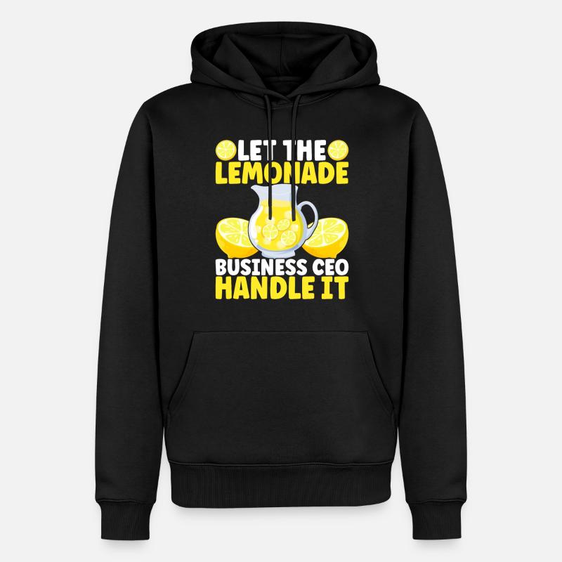 Stand de limonade Lemonade - Sweat à capuche Premium bio Homme - noir
