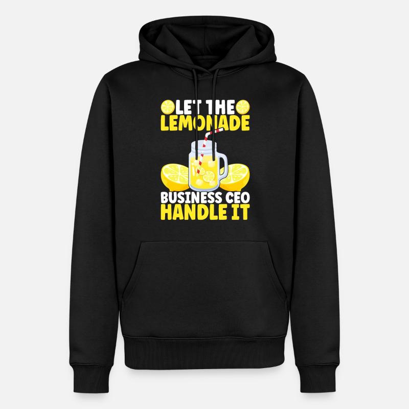 Stand de limonade Lemonade - Sweat à capuche Premium bio Homme - noir