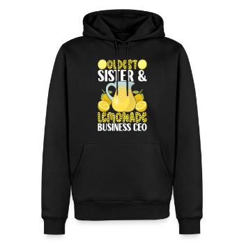 Limonade Limonadenstand - Männer Premium Bio Hoodie - Schwarz - Vorne - Nico (187cm)