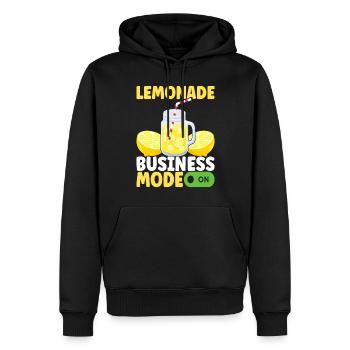 Limonade Limonadenstand - Männer Premium Bio Hoodie - Schwarz - Vorne - Nico (187cm)