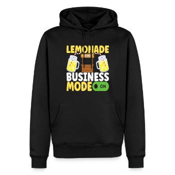 Limonade Limonadenstand - Männer Premium Bio Hoodie - Schwarz - Vorne - Nico (187cm)