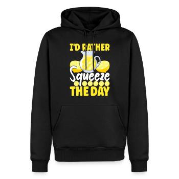 Limonade Limonadenstand - Männer Premium Bio Hoodie - Schwarz - Vorne - Nico (187cm)